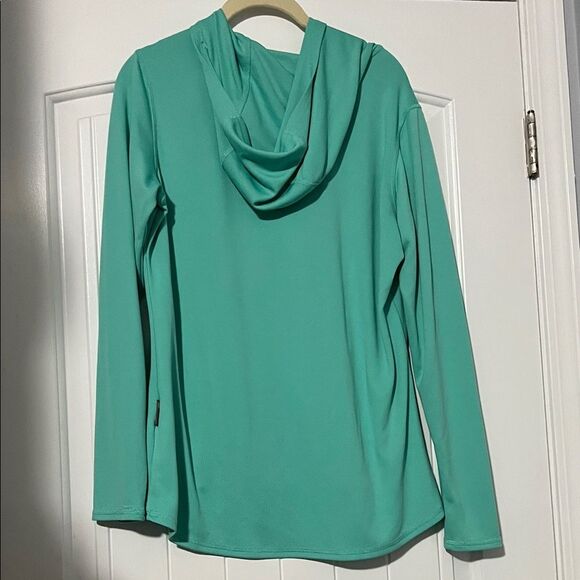 Columbia Women's Teal Hoodie Sweatshirt - Picture 2 of 3